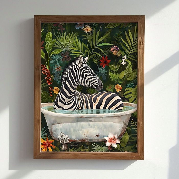 Wallity Pintura Decorativa AI180 Multicolor con Marco